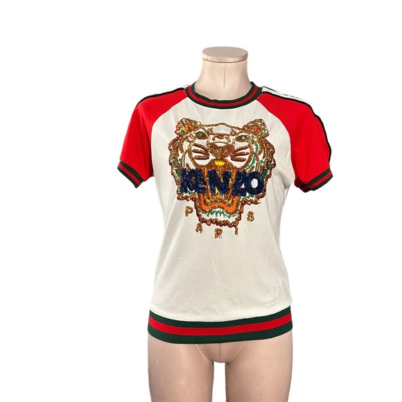 KENZO bling tiger top in size Medium. Absolutely gorgeous. - Picture 11 of 13